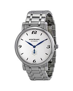 Unisex Star Classique Stainless Steel White Silver Dial Watch