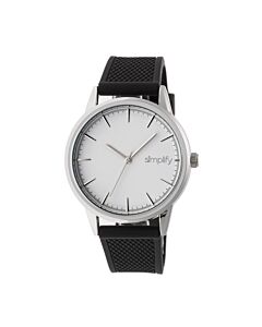 Unisex The 5200 Silicone White Dial Watch