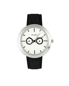 Unisex The 6100 Polyurethane Silver Dial Watch