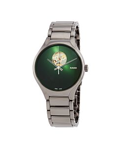 Unisex True Ceramic, Titanium Green Dial Watch
