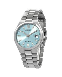 Unisex Tsuyosa Stainless Steel Ice Blue Dial Watch