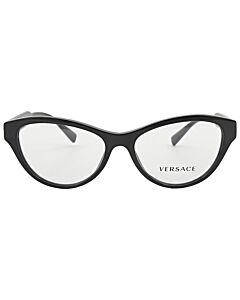 Versace 52 mm Black Eyeglass Frames