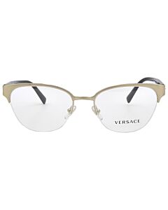 Versace 52 mm Pale Gold Eyeglass Frames
