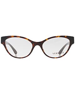 Versace 53 mm Havana Eyeglass Frames