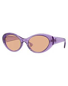 Versace 53 mm Purple Transparen Sunglasses