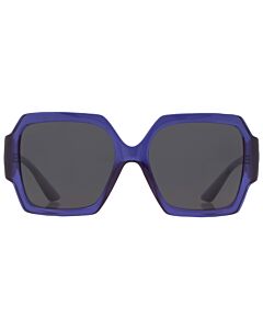 Versace 56 mm Transparent Purple Sunglasses