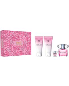 Versace Ladies Bright Crystal Gift Set Fragrances 8011003889006