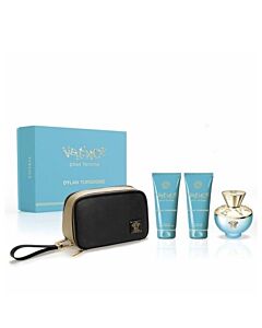 Versace Ladies Dylan Turquoise Gift Set Fragrances 8011003871278