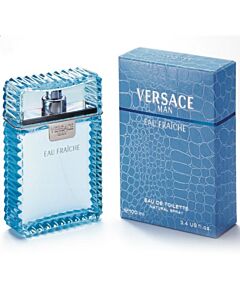 Versace Man Eau Fraiche / Versace EDT Spray (blue) 3.3 oz (m)