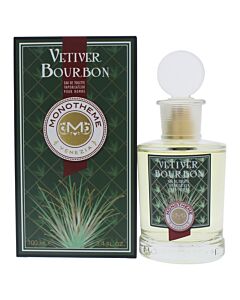 Vetiver Bourbon by Monotheme for Men - 3.4 oz EDT Spray