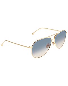 Victoria Beckham 62 mm Gold Sunglasses