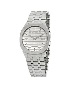 Women's 25H Stainless Steel Silver Dial Watch