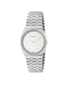 Women's 25H Stainless Steel Silver-tone Dial Watch