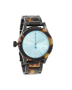 Women's 38-20 Stainless Steel with Tortoise-shell Acetate Curacao Dial Watch