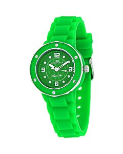 Women's Acqua Star Silicone Green Dial Watch