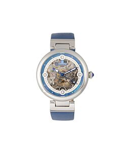 Women's Adelaide Genuine Leather Blue Dial