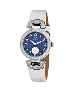 Women's Alessandra Leather Mother of Pearl Dial Watch