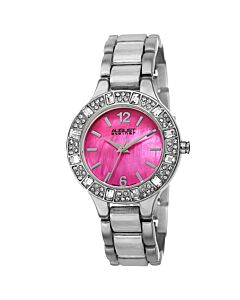 Women's Alloy Pink Dial Watch