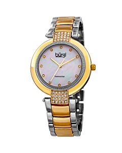 Women's Alloy White Mother of Pearl Dial Watch