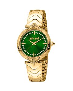 Women's Animalier Stainless Steel Green Dial Watch