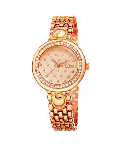 Women's Argyle Style Alloy Rose (Quilt Pattern Crystal-set) Dial Watch