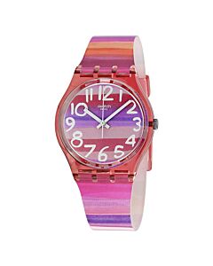Women's Astilbe Silicone Pink (Shaded Stripe) Dial Watch