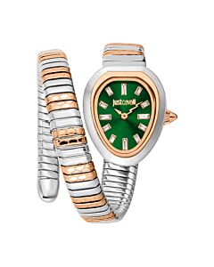 Women's Aversa Stainless Steel Green Dial Watch