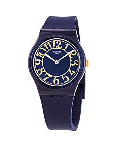 Women's BACK IN TIME Silicone Navy Blue Dial Watch