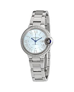 Women's Ballon Bleu de Cartier Stainless Steel Blue Dial Watch