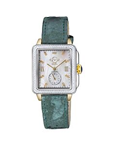 Womens-Bari-Tortoise-Leather-Mother-of-Pearl-Dial-Watch