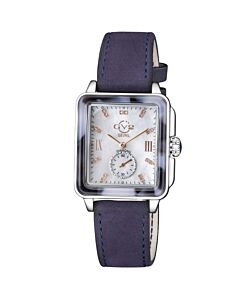 Women's Bari Tortoise Leather Mother of Pearl Dial Watch