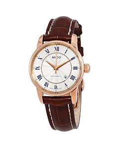Women's Baroncelli II Leather Silver Dial
