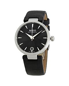 Women's Baroncelli Leather Black Dial Watch