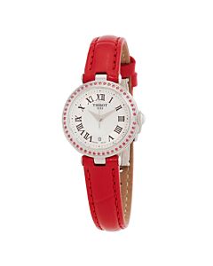 Women's Bellissima Alligator Leather White Mother of Pearl Dial Watch