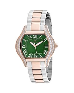 Women's Bianca Stainless Steel Green Dial Watch
