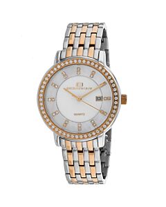 Women's Blossom Stainless Steel Mother of Pearl Dial Watch