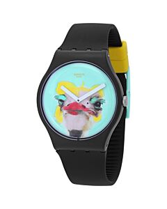 Women's BLUE SWEET Silicone Ostrich Dial Watch