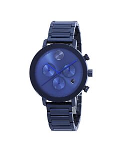 Women's Bold Evolution Chronograph Stainless Steel Blue Dial Watch