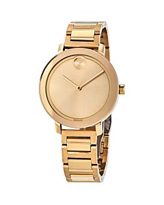 Women's Bold Evolution Stainless Steel Gold Dial Watch