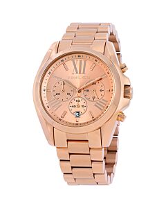 Women's Bradshaw Chronograph Stainless Steel Rose Dial Watch