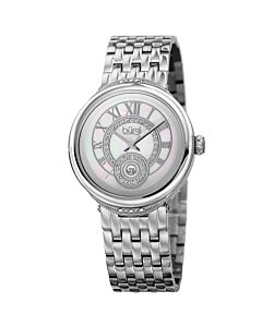 Women's BUR164SS Stainless Steel Mother Of Pearl Dial