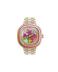Women's C Series Stainless Steel Pink Dial Watch