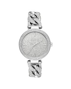 Women's Catelyn Stainless Steel set with Crystals Glitz Dial Watch