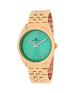 Women's Chique Stainless Steel Green Dial Watch