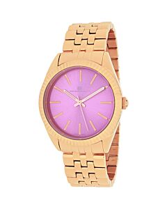 Women's Chique Stainless Steel Pink Dial Watch