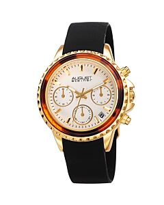 Women's Chronograph Silicone White Dial Watch