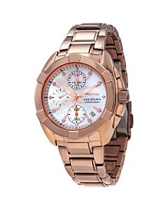 Women's Chronograph Stainless Steel Mother of Pearl Dial Watch