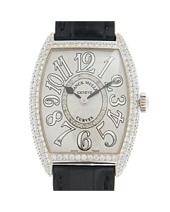 Women's Cintree Curvex Leather White Dial Watch