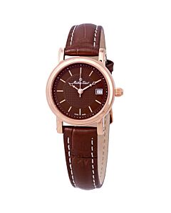 Women's City Leather Brown Dial