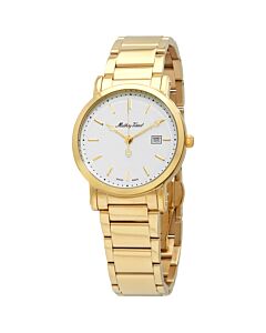 Women's City Metal Stainless Steel White Dial Watch